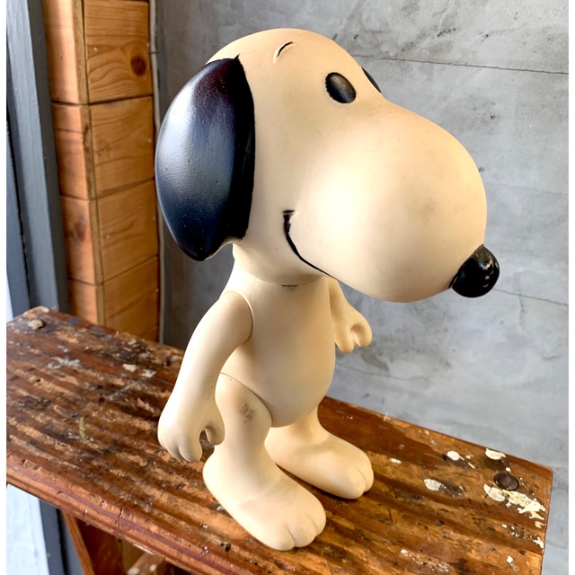 SNOOPY(スヌーピー)のスヌーピー　　アンティーク1958年　ソフビ‼️✨ エンタメ/ホビーのおもちゃ/ぬいぐるみ(キャラクターグッズ)の商品写真