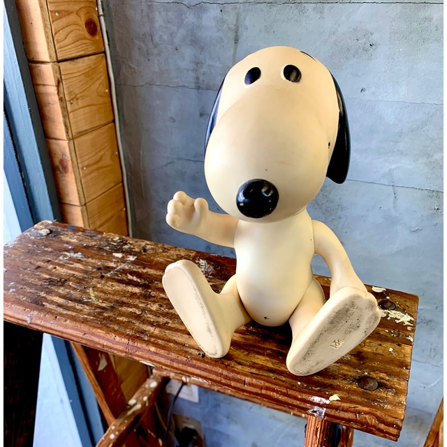 SNOOPY(スヌーピー)のスヌーピー　　アンティーク1958年　ソフビ‼️✨ エンタメ/ホビーのおもちゃ/ぬいぐるみ(キャラクターグッズ)の商品写真