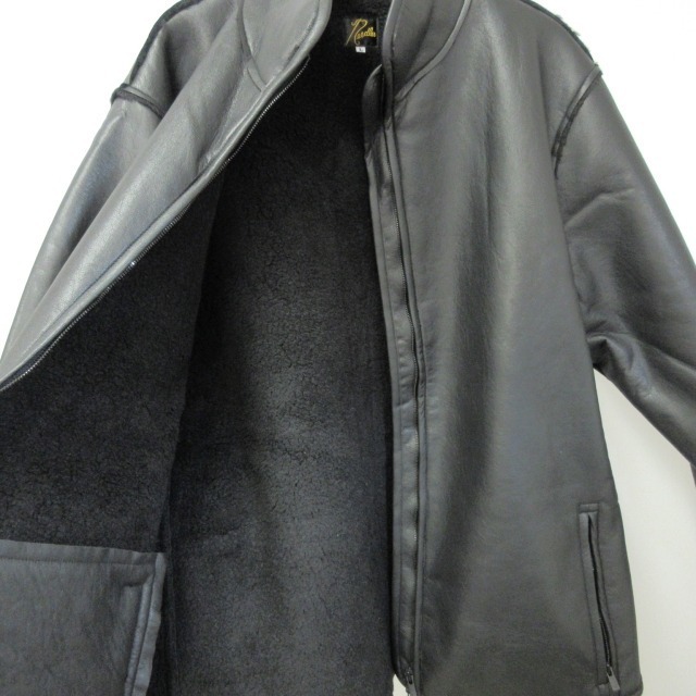 Needles(ニードルス)のNeedles 美品 20AW フェイクレザー ジャケット HM077 黒 L メンズのジャケット/アウター(その他)の商品写真