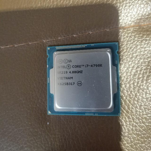 中古分解品 Intel Core I7-4790K LGAソケットCPU インテの通販 by ...