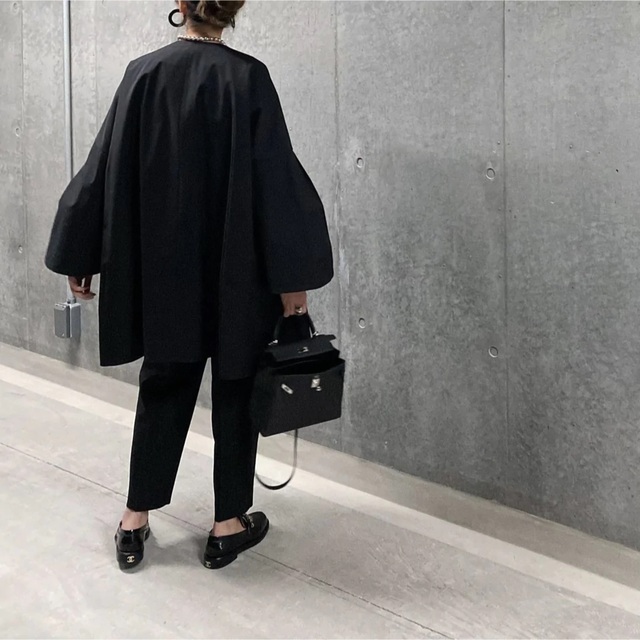 lohen ローヘン ノーカラーテントシルエットコート