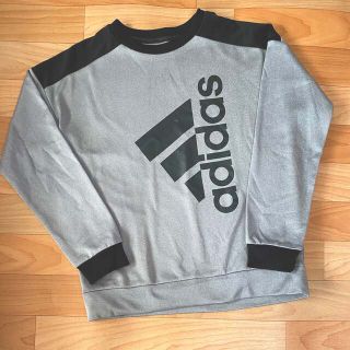 アディダス(adidas)のadidas 裏起毛 スウェット ビックロゴ 長袖(Tシャツ/カットソー)