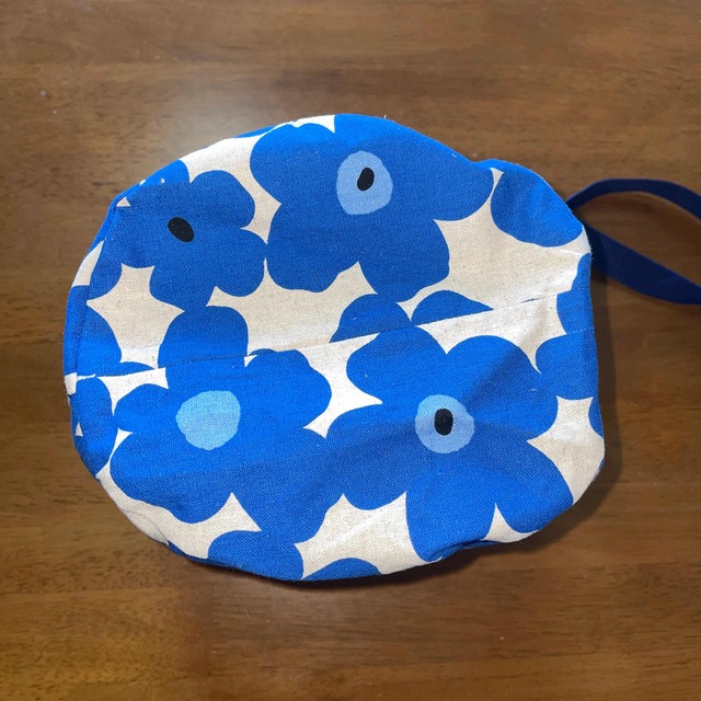 北欧花柄風ショルダーバッグ（ブルー） メンズのバッグ(ショルダーバッグ)の商品写真