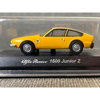 アルファロメオ(Alfa Romeo)の京商 1/64 アルファロメオ 1600 ジュニアZ イエロー(ミニカー)