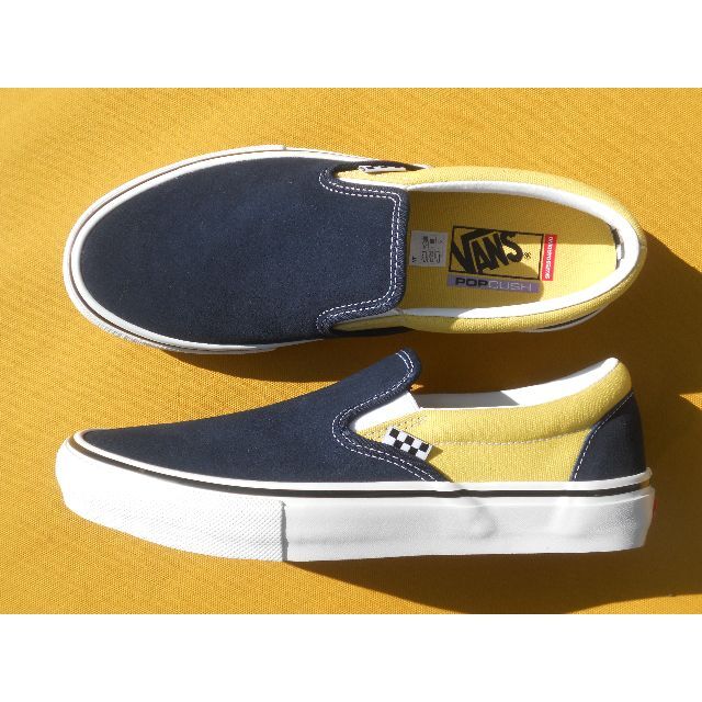 バンズ VANS SKATE SLIP-ON 27,5cm Navy/Gold