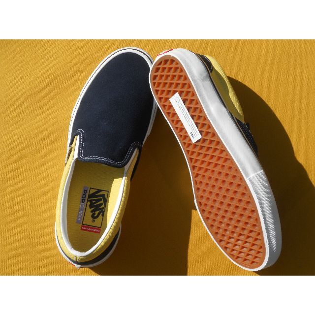 バンズ VANS SKATE SLIP-ON 27,5cm Navy/Gold 1