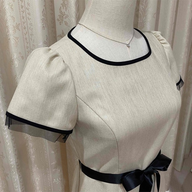 新品未使用タグ付き♡エムズグレイシー♡エレガントワンピース♡36 2