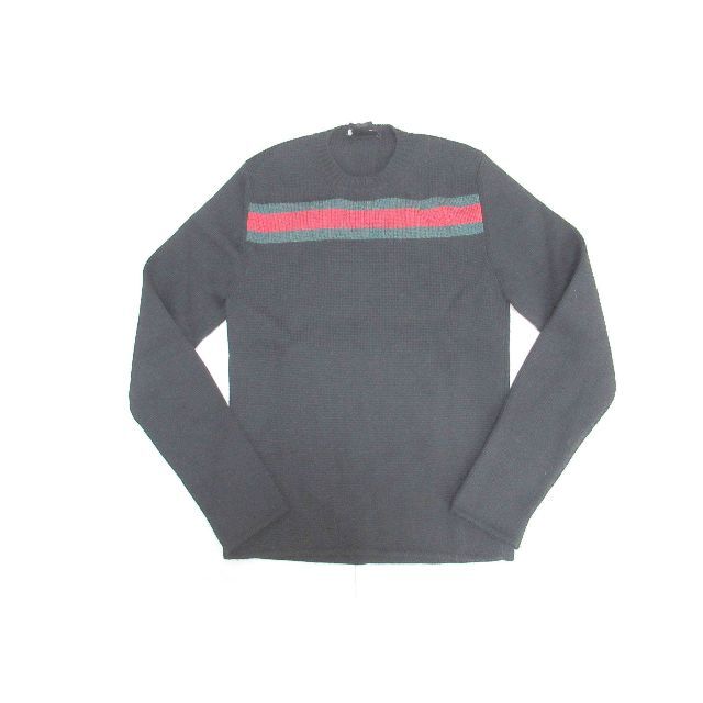 爆熱 クルーネックトップス ロゴ 【美品】GUCCI ニット グッチ GUCCI