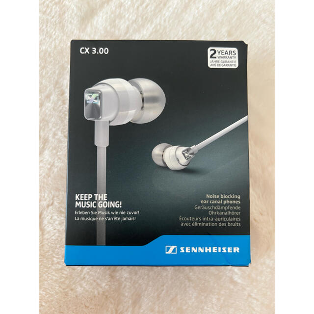 SENNHEISER(ゼンハイザー)のゼンハイザーCX3.00カナル型イヤホン スマホ/家電/カメラのオーディオ機器(ヘッドフォン/イヤフォン)の商品写真