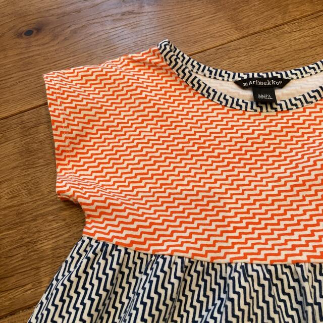 marimekko(マリメッコ)のマリメッコ　ワンピース　3歳　98サイズ　ストレッチ　半袖 キッズ/ベビー/マタニティのキッズ服女の子用(90cm~)(ワンピース)の商品写真