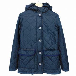 マッキントッシュ(MACKINTOSH)のマッキントッシュ キルティングジャケット コート 中綿 フード 無地 34 紺(その他)