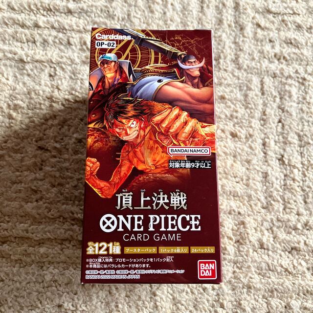 ONE PIECE(ワンピース)のワンピース　カードゲーム　頂上決戦　1box エンタメ/ホビーのトレーディングカード(Box/デッキ/パック)の商品写真