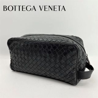 ボッテガヴェネタ(Bottega Veneta)の■ボッテガ ヴェネタ■ トロレザー イントレチャート セカンドバッグ ブラック(セカンドバッグ/クラッチバッグ)