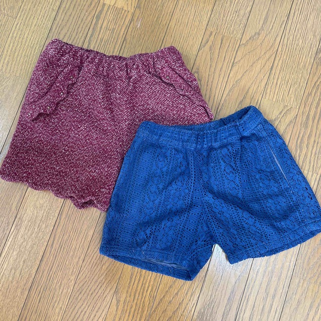 Branshes(ブランシェス)のショートパンツ　2枚セット キッズ/ベビー/マタニティのキッズ服女の子用(90cm~)(パンツ/スパッツ)の商品写真