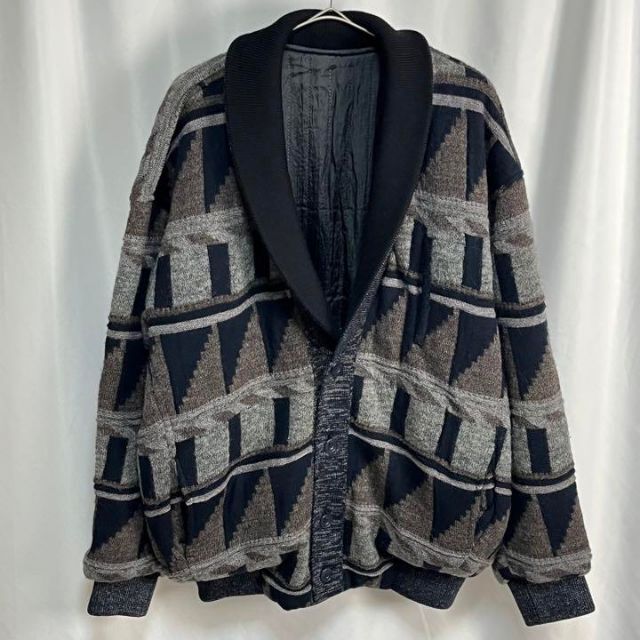 80s ISSEY MIYAKE MEN 筆タグ 中綿 リバーシブル ジャケット