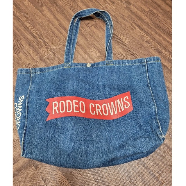 RODEO CROWNS(ロデオクラウンズ)のロデオクラウンズ　rodeocrowns デニム　トートバッグ レディースのバッグ(トートバッグ)の商品写真