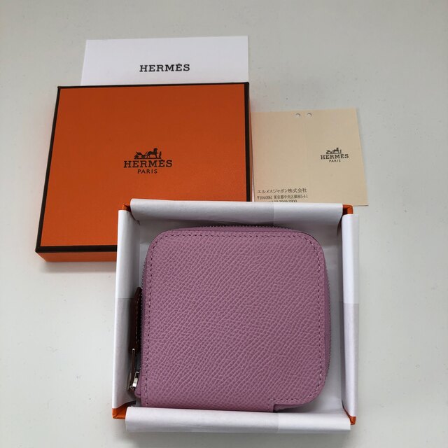 HERMES　 シルクインコインケース