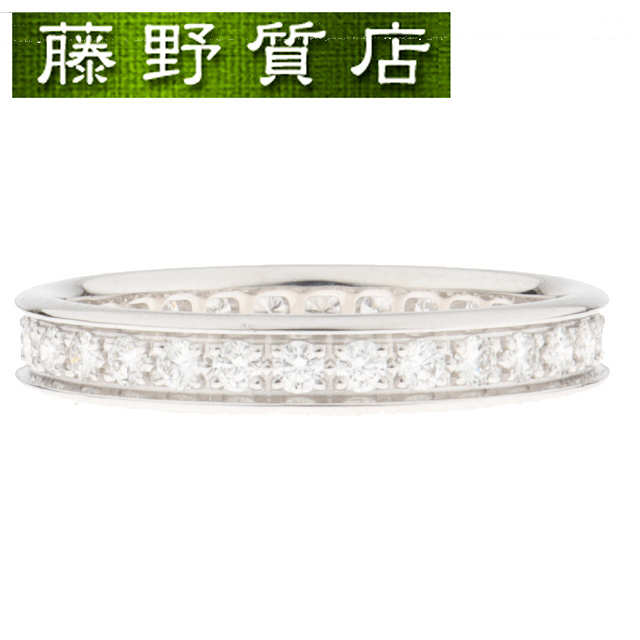 Cartier(カルティエ)の(美品) カルティエ CARTIER バレリーナダイヤリング フルダイヤ エタニティ 指輪 K18 WG × ダイヤ #54 8738 レディースのアクセサリー(リング(指輪))の商品写真