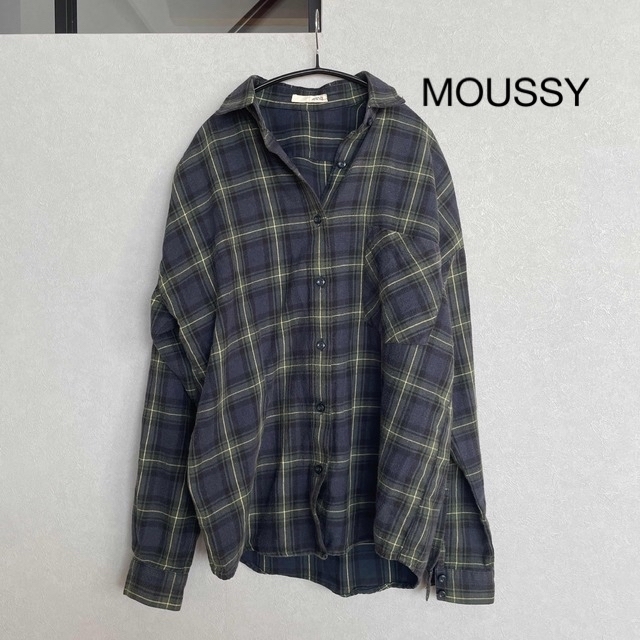 moussy(マウジー)のMOUSSY チェックシャツ レディースのトップス(シャツ/ブラウス(長袖/七分))の商品写真