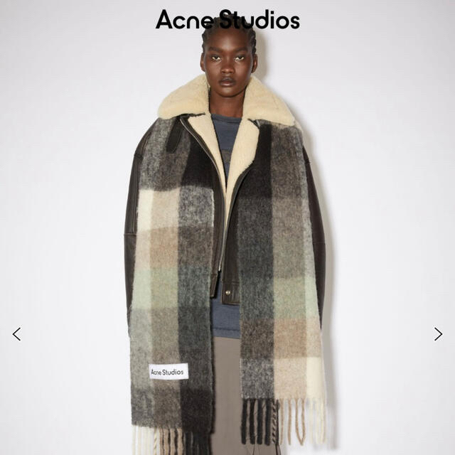 Acne Studios - Acne studios 大判マフラーの通販 by O｜アクネ ...