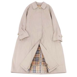 バーバリー(BURBERRY)の美品 Vintage バーバリー Burberrys 英国製 ライナー付 ステンカラーコート バルマカーンコート レディース 12 ベージュ(その他)