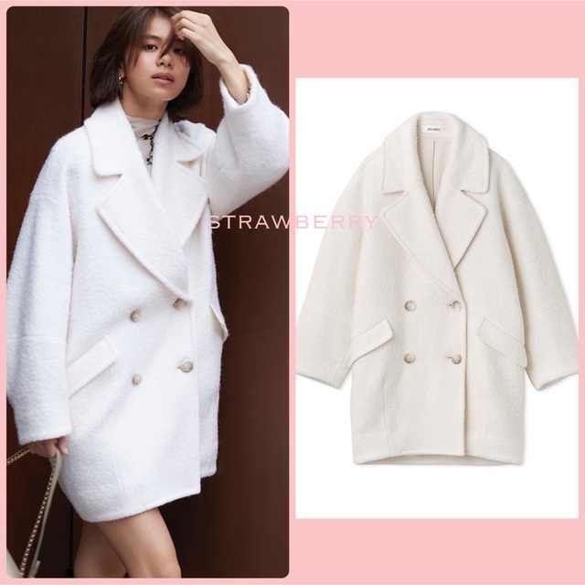 SNIDEL - snidel スナイデル ウールコクーンダブルコート 22aw 完売の