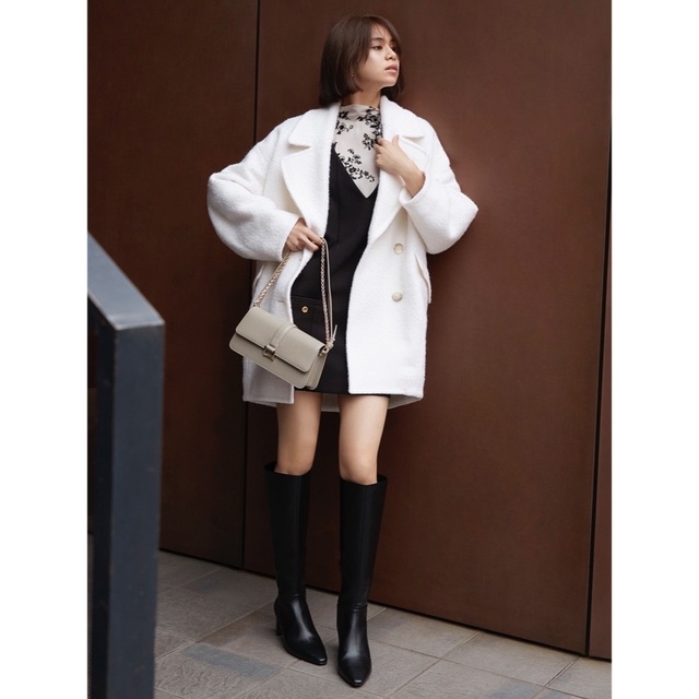 snidel スナイデル ウールコクーンダブルコート 22aw 完売