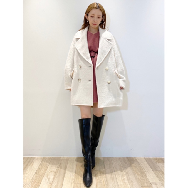 SNIDEL - snidel スナイデル ウールコクーンダブルコート 22aw 完売の