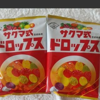 佐久間製菓　サクマ式ドロップス 126g×2袋　サクマドロップス　あめ　飴　アメ(菓子/デザート)