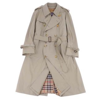 バーバリー(BURBERRY)の美品 Vintage バーバリー Burberrys コート 英国製 トレンチコート ライナー付き コットン100％ アウター メンズ L カーキ(トレンチコート)