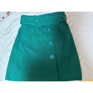 dazzlin 台形型スカート グリーン