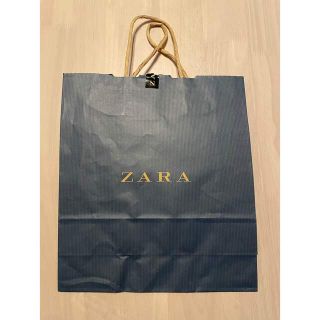 ザラ(ZARA)のZARA ザラ ショップ袋 ショッパー 紙袋 手提げ 中サイズ(ショップ袋)