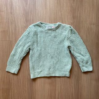 ザラキッズ(ZARA KIDS)のZARA kids ざっくりニット ミントグリーン(ニット)