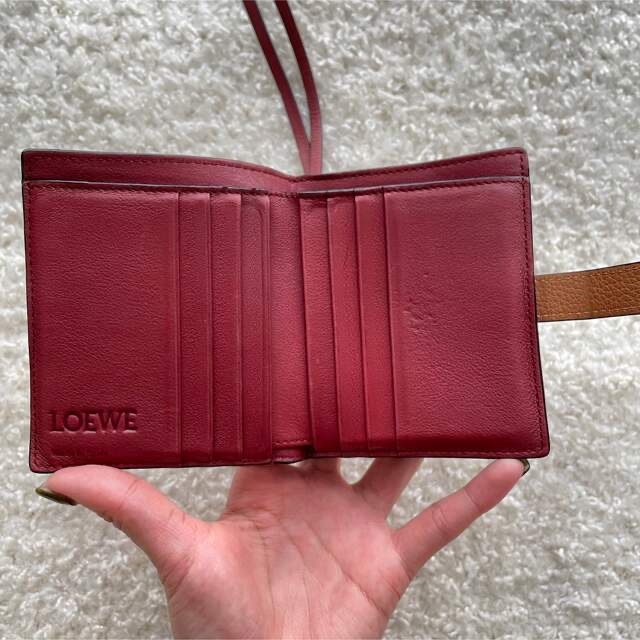LOEWE コンパクト ジップ ウォレット　二つ折財布