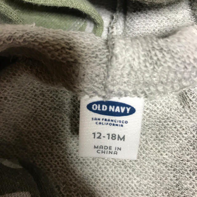 Old Navy(オールドネイビー)のOLDNAVY 迷彩 パーカー 12-18M キッズ/ベビー/マタニティのベビー服(~85cm)(ジャケット/コート)の商品写真