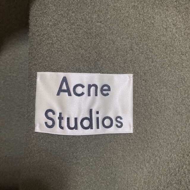 ACNE STUDIOS カーキ オリーブ グリーン チェスターコート カシミヤ ...