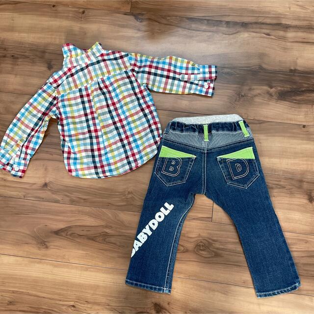 GAP(ギャップ)のGAP ベビードール　90cm 上下セット キッズ/ベビー/マタニティのキッズ服男の子用(90cm~)(その他)の商品写真