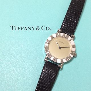 動作OK】TIFFANY&Co ティファニー クラシック ラウンド 腕時計