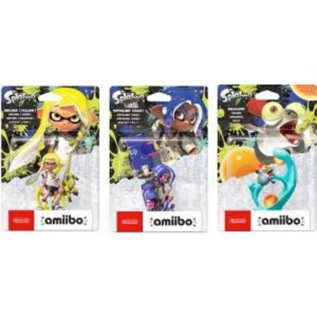 フィギュアスプラトゥーン3 amiiboトリプルセット