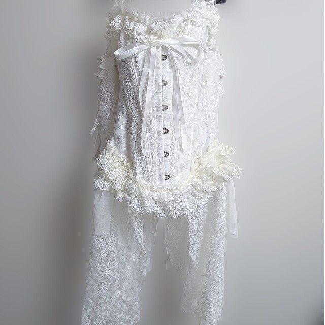 MR corset エンジェルウィング オーバーコルセット 白 素敵な www.gold