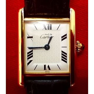 カルティエ(Cartier)のCartier   カルティエ   マストタンク　ヴェルメイユ　SM(腕時計)