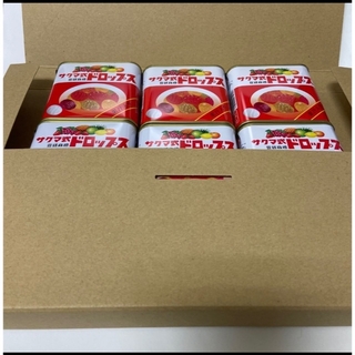 サクマ式ドロップス  6缶セット  赤缶(菓子/デザート)