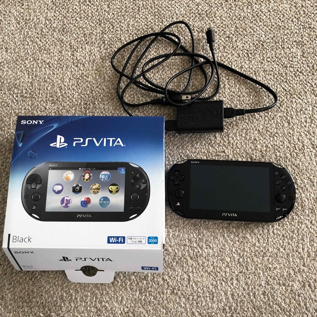 PSVITA PCH2000 1GBの内蔵メモリーカード搭載携帯用ゲーム機本体