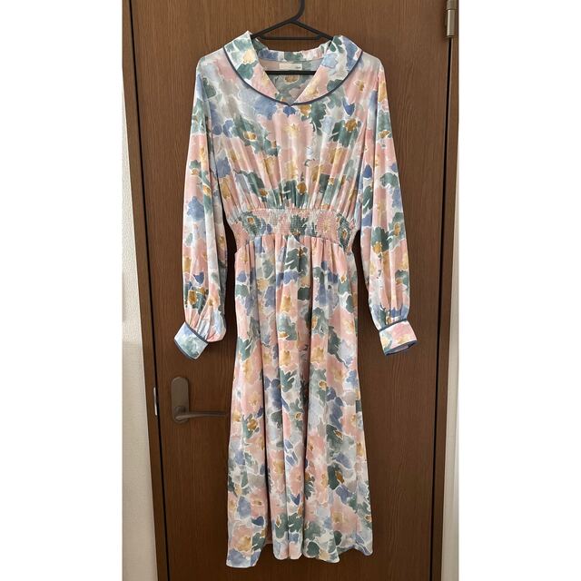 ♡美品 idem Watercolor Onepiece レディースのワンピース(ロングワンピース/マキシワンピース)の商品写真