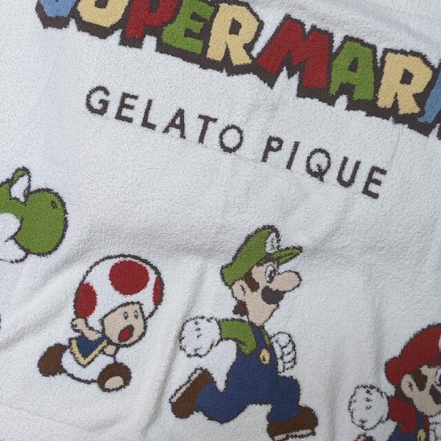 新品未使用品タグ付き☆gelato pique マリオコラボブランケット