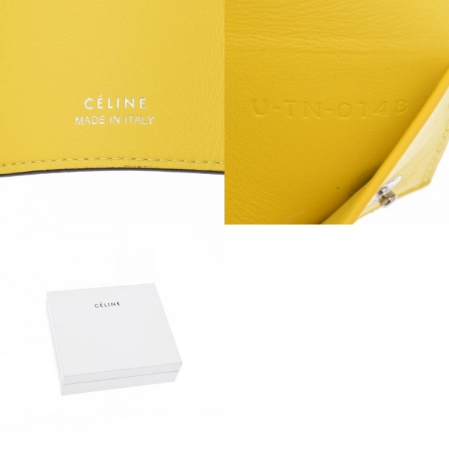 celine(セリーヌ)のセリーヌ  6連キーケース キーケース グレー/黄色 レディースのファッション小物(キーケース)の商品写真