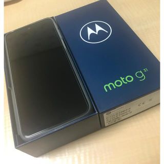 モトローラ(Motorola)のモトローラ moto g31 SIMフリースマホ美品(スマートフォン本体)