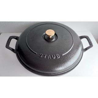 ストウブ(STAUB)のストウブ ブレイザー  30cm 黒(鍋/フライパン)