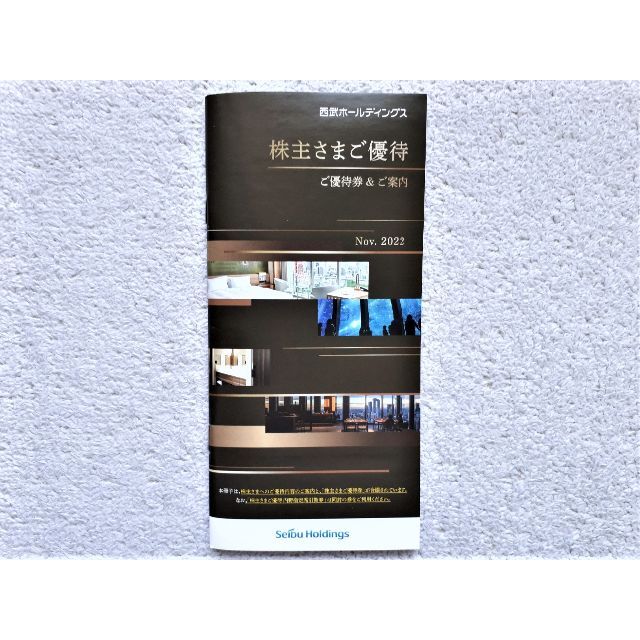西武ホールディングス 株主優待冊子(各施設割引券等)未使用 最新