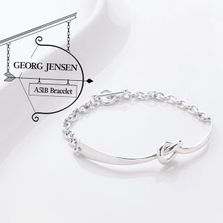 Georg Jensen - 美品 ジョージ ジェンセン ノット A51B 925S シルバー